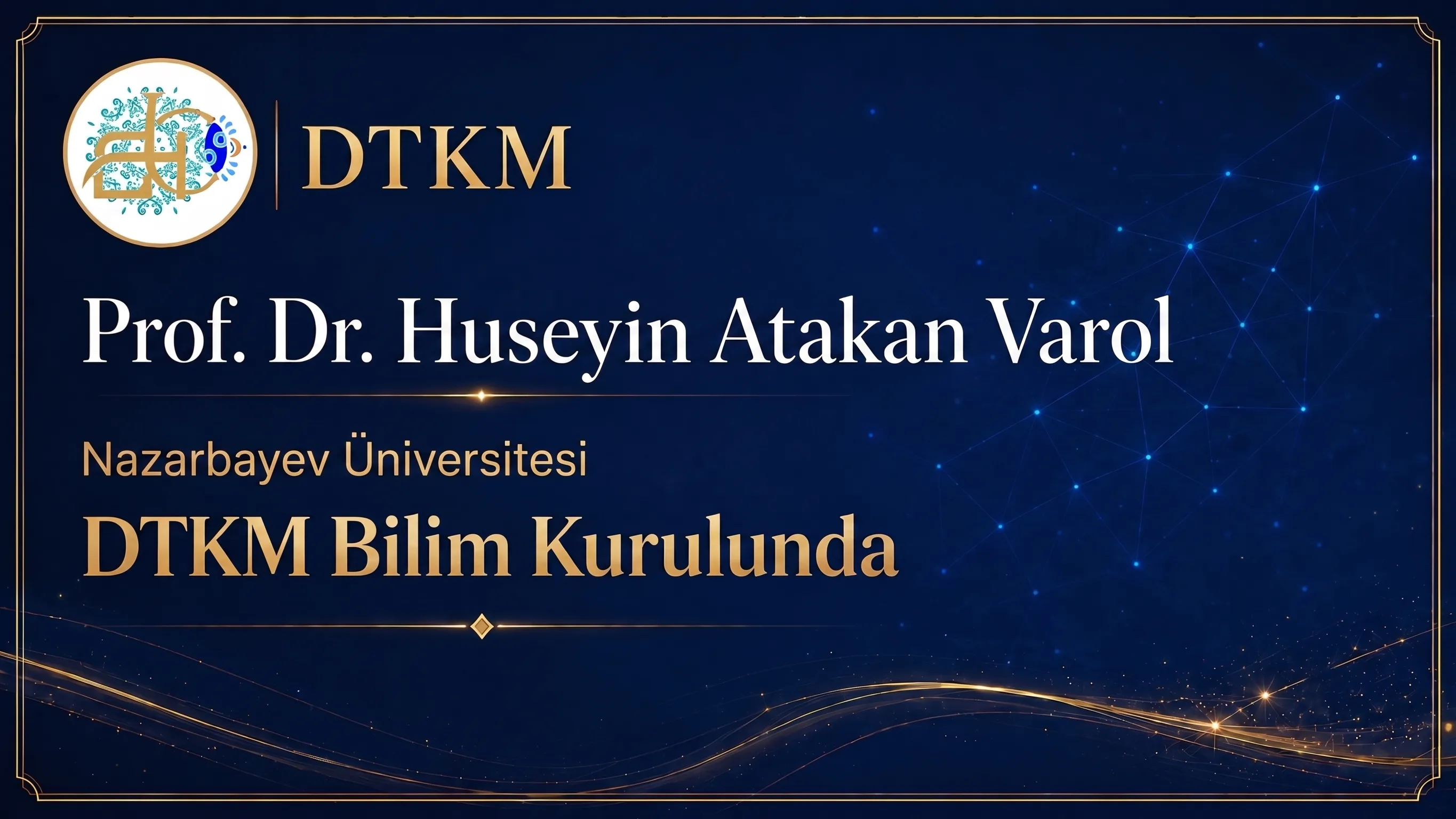 Prof. Dr. Huseyin Atakan Varol DTKM Bilim Kurulunda